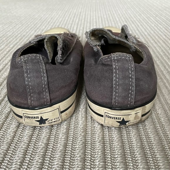 Converse x John Varvatos All Star Low Top Laceless Slip Ons - Mens 9 / Womens 11 - Picture 8 of 10